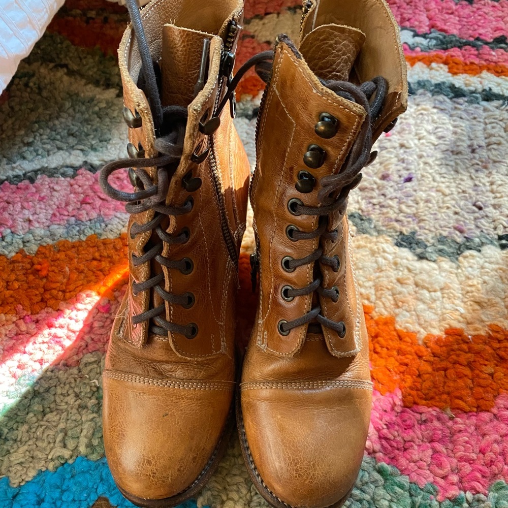 Bed stuy boot leather tan